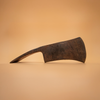 Reverse side of a vintage True Temper Pulaski head awaiting restoration before handle installation.